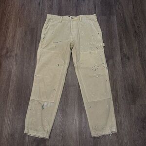 Abercrombie & Fitch Cream Loose Jeans
